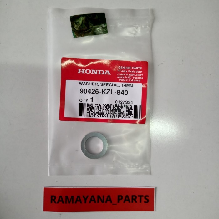 แหวนเครื่องซักผ้าพิเศษ 14MM BeAT FI CBS ใหม่ BeAT eSP Genio Spacy Spacy FI 90426KZL840