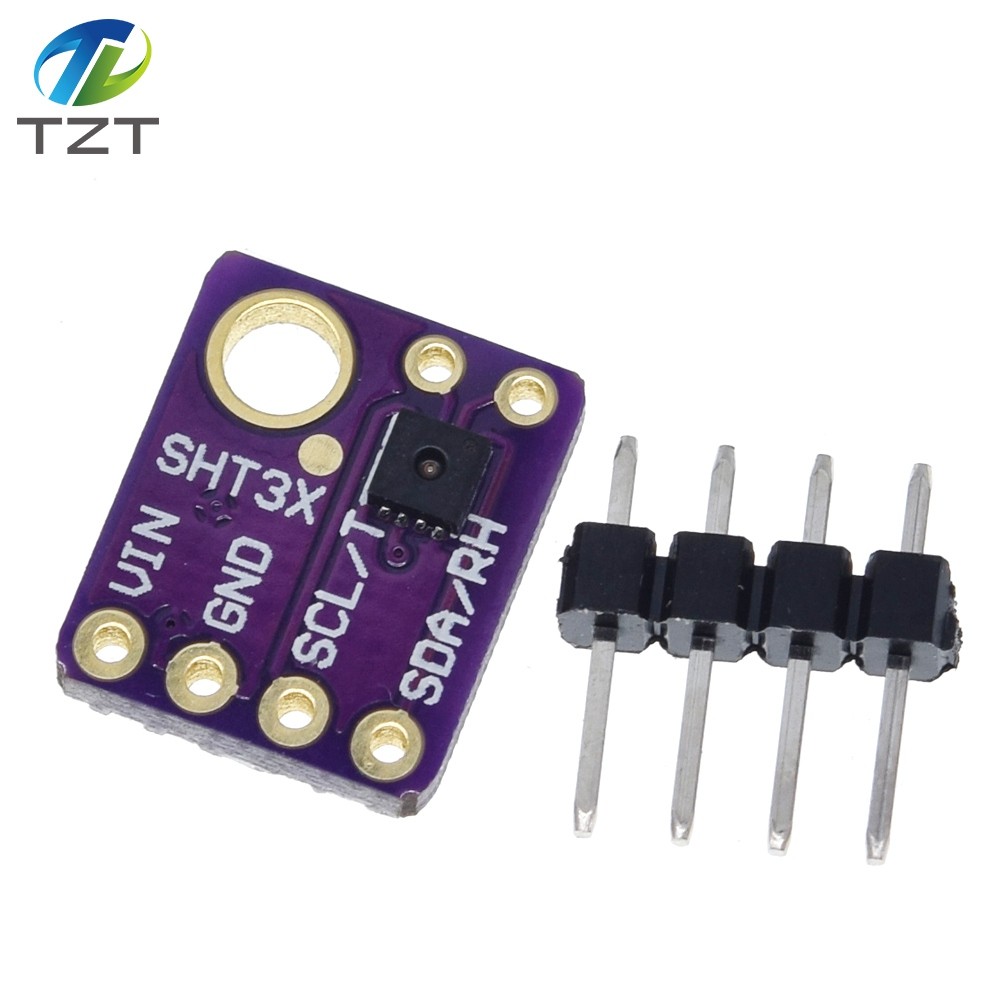 SHT31 อุณหภูมิ SHT31-D ความชื้นเซนเซอร์โมดูล IIC I2C Breakout สภาพอากาศ 3V 5V สําหรับ Arduino