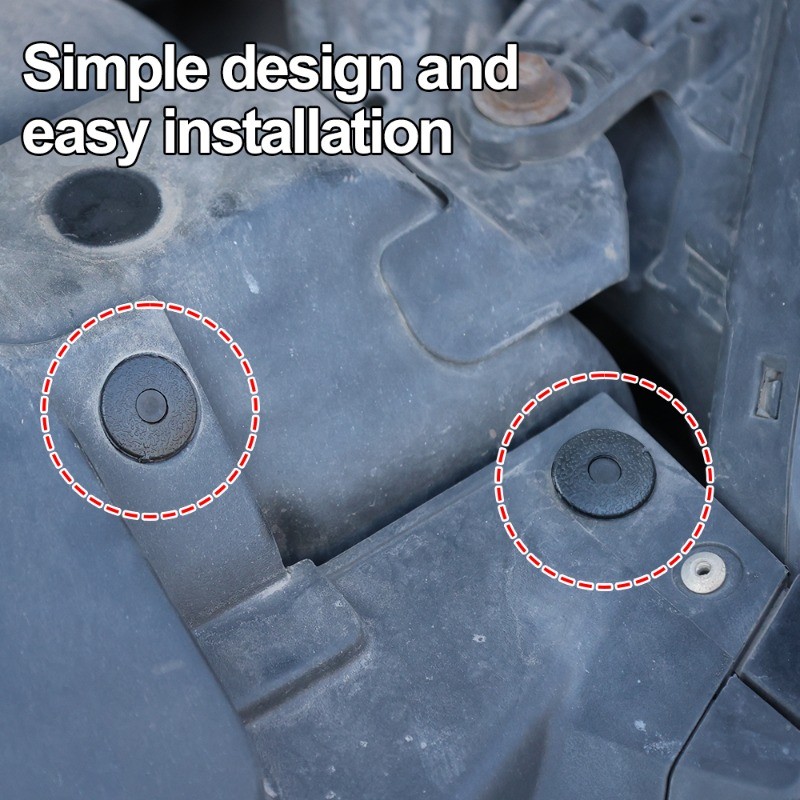 [AM3C] ชุดยึดอัตโนมัติสากล 50/100 ชิ้น | 6/7/8 มม. ปอม คลิปสําหรับแผงประตู/ตัวยึด/เปลือกรถจักรยานยนต์ติดตั้งง่ายตัวยึดตัดยานพาหนะที่มีการออกแบบป้องกันการสั่นสะเทือน - รูปที่ 3