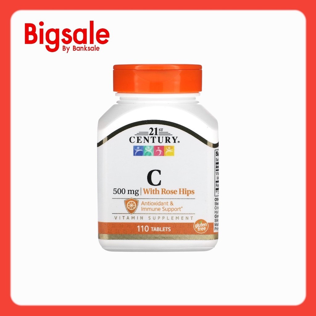 21st Century, Vitamin C with Rose Hips, 500 mg