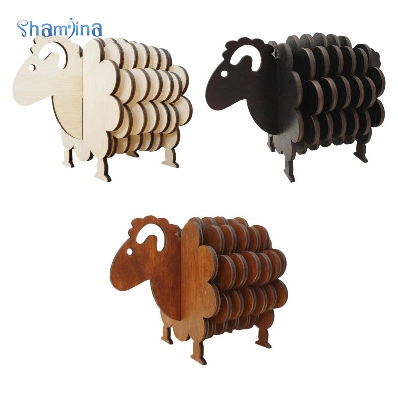 Shamjina Drink Coasters ของขวัญพิธีขึ้นบ้านใหม่ Fun Modern พร้อมผู้ถือสําหรับเครื่องดื่มชา Cafe