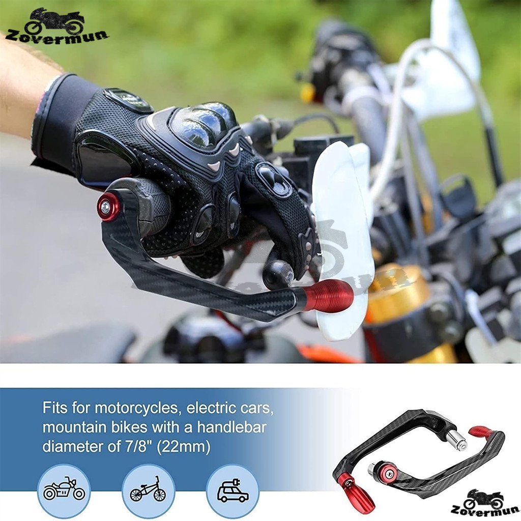 สําหรับ GPX Legend 250 Racer 200 DEMON 150GR 125 GR 200R Drone GR200R Racer200 รถจักรยานยนต์ CNC อลูมิเนียม Lever Guard Handlebar Grips Guard คลัทช์เบรค Levers Handle Bar Guard Protector - รูปที่ 4