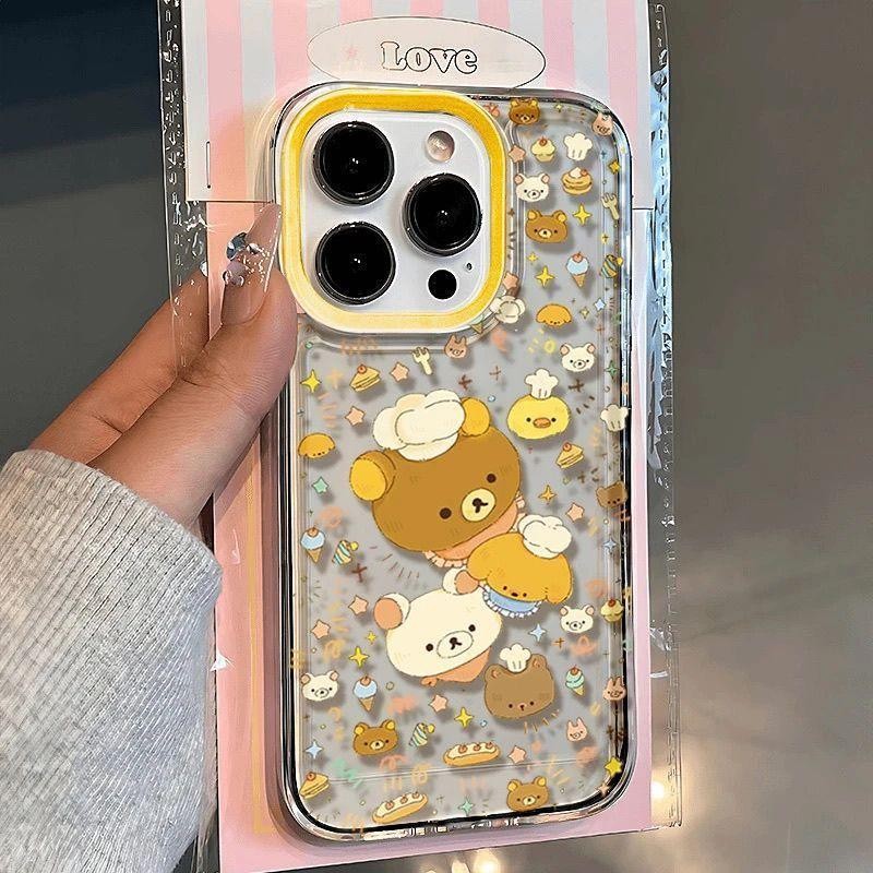 SAMSUNG ขนมหวานChef RilakkumaสําหรับSamsung S20 Plus S20 Ultra S20FE S25 S25PLUS S25ULTRA 5G S24FE S