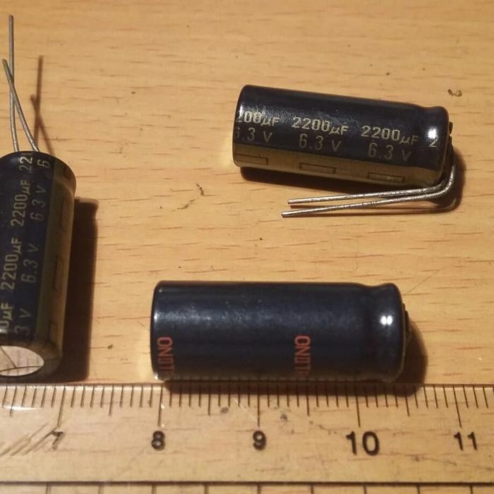 Part Elko Elco 2200uf 6.3v 2200uF/6.3v FC series Gold Matsushita/Panasonic อุปกรณ์ไฟฟ้า