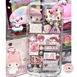 การ์ตูนน่ารักเมโลดี้กราฟิติใสนุ่ม เคส iPhone 17 16 11 13 14 12 15 Pro Max 7Plus XR 15 16 8 6 14 6s Plus Air X XS Max SE