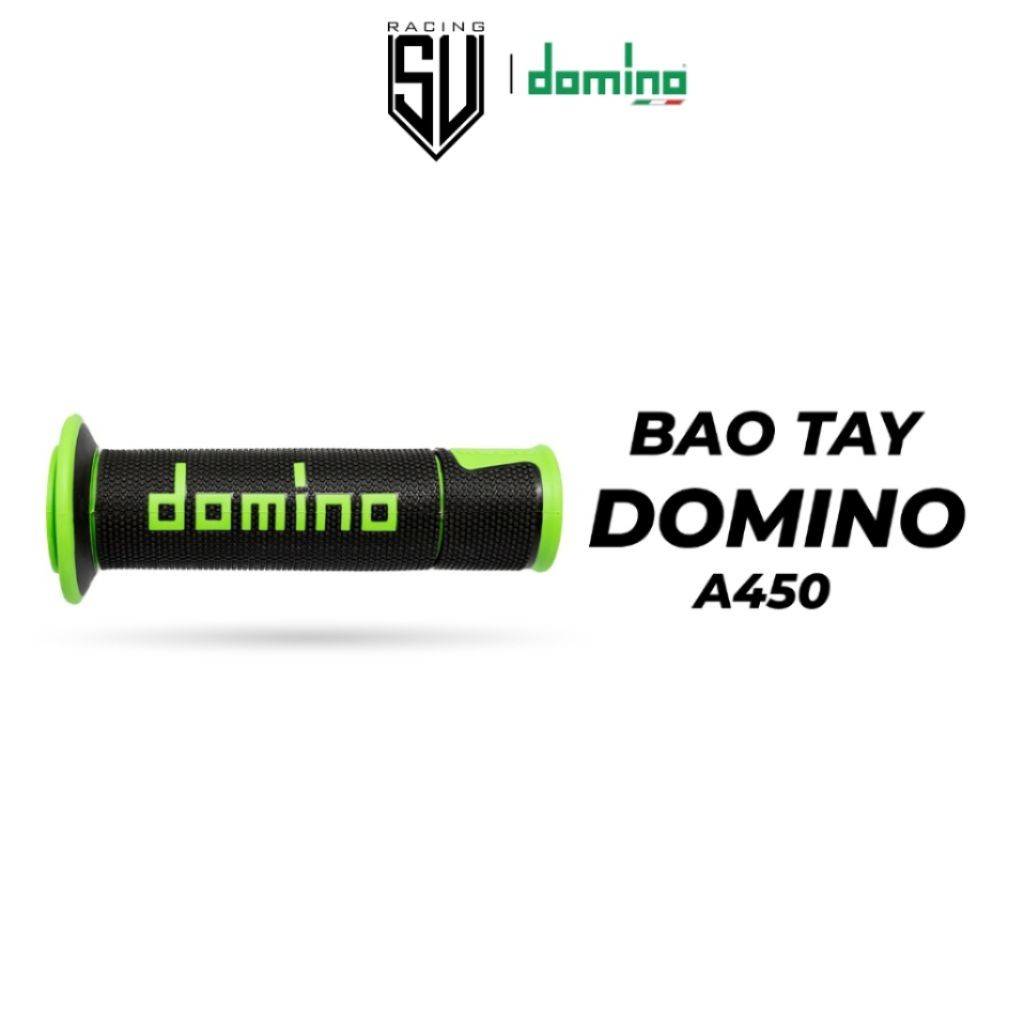 ถุงมือ Domino A450 - สีดํา/เขียว