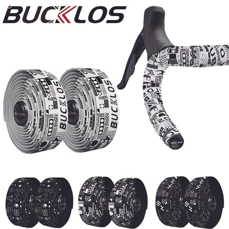 BUCKLOS Bar Tape เทปแฮนด์จักรยาน Shock Absorption Anti-slip น้ําหนักเบาสายจักรยานขี่จักรยาน Accessorie