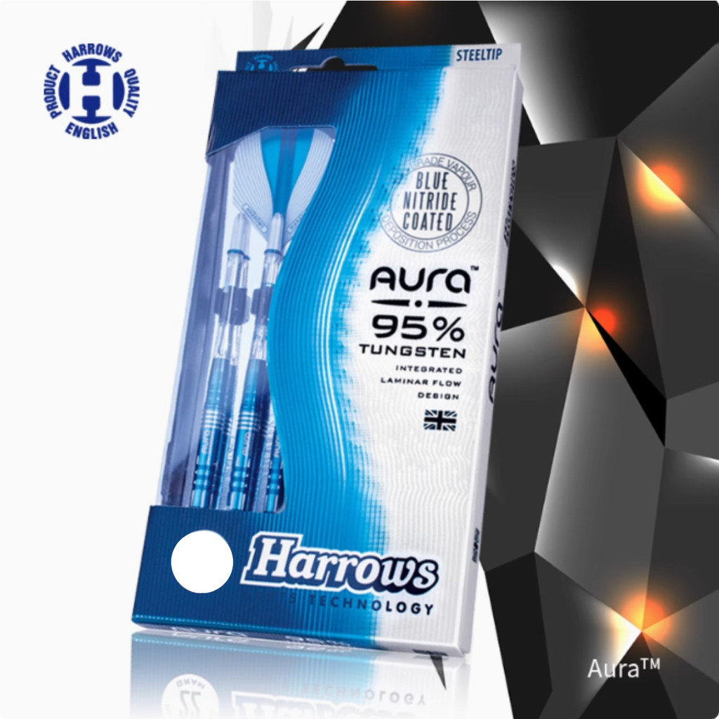 ลูกดอกปาเป้า Harrows Aura 95%Tungsten Steel Darts