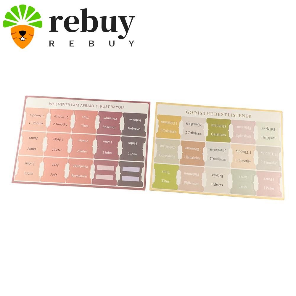 ซื้อซ้ํา คัมภีร์ไบเบิลดัชนี,5แผ่นที่ถอดออกได้สติกเกอร์พระคัมภีร์,อุปกรณ์หนังสือแท็บกระดาษกาวในตัวอ่านง่ายป้ายพระคัมภีร์หน