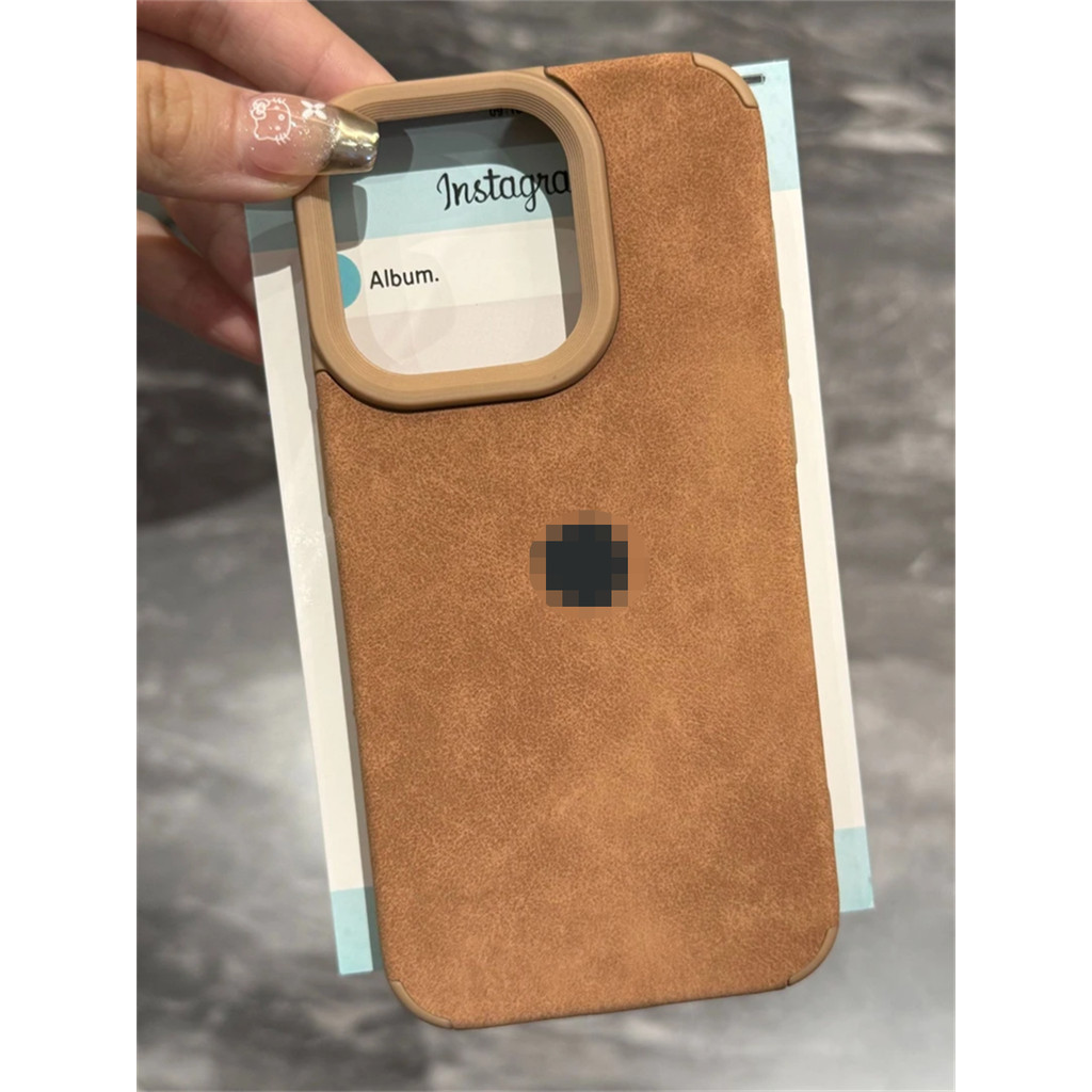 วินเทจหนังนุ่มเคสโทรศัพท์กันเหงื่อที่มีโลโก้สําหรับ ไอโฟน 15 มือโปร สูงสุด 11 14 13 12 16 มือโปร สูงสุด ป้องกันปกหลัง