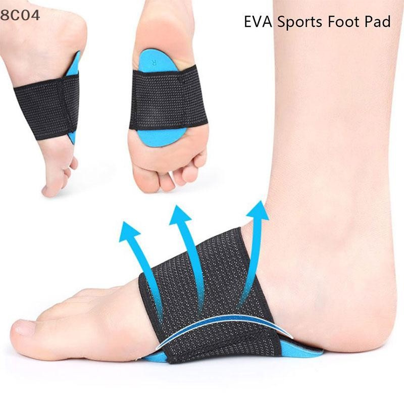 〔8C04〕 พื้นรองเท้าเท้า Arch Support Plantar Fasciitis Heel Feet Cushion Fallen Heel Pain 〔8C〕