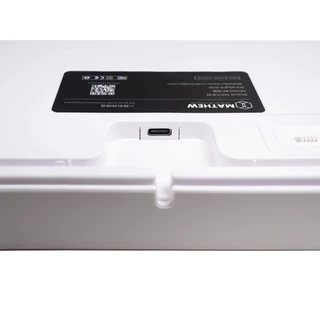 Mathew Tech KC108 คีย์บอร์ดไร้สายไทย 100% เค้าโครงสามโหมดการเชื่อมต่อบลูทูธแบบมีสาย 2.4G 108 คีย์ RGB Light MOG Keycaps