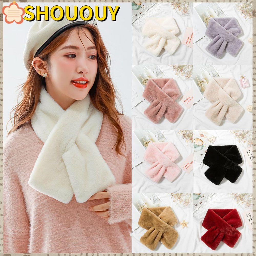 Shouuy Neckerchief Wrap ผ้าคลุมไหล่ผู้หญิงฤดูหนาวอุ่นคออุ่น