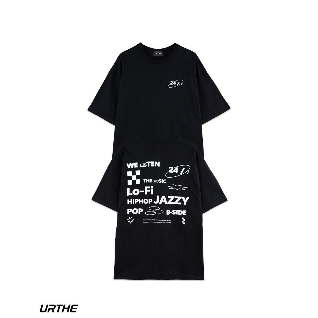 URTHE - เสื้อยืด เเขนสั้น สกรีนลาย รุ่น ระบายอากาศสบายผ้า   เสื้อยืด Cool Man S-3XL