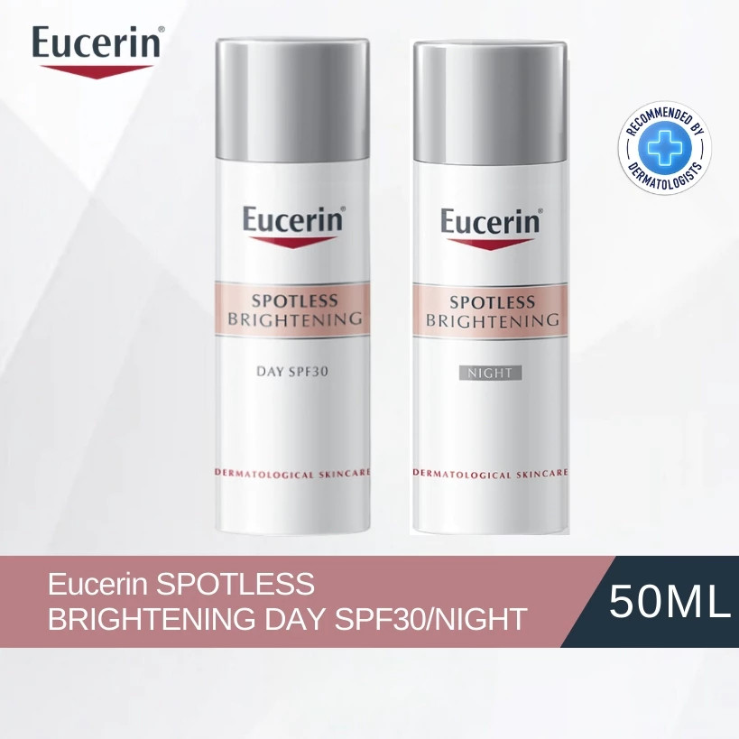 Eucerin Spotless Brightening Night Fluid/ UVA-UVB SPF30 50 ml ผลิตภัณฑ์บํารุงผิวหน้า ผลิตภัณฑ์ดูแลผิวหน้า