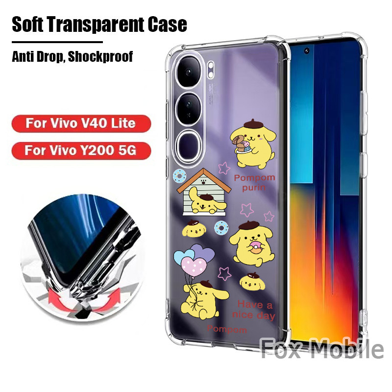 Case For Y19S/Y200 5G เคส ลายการ์ตูน น่ารัก สำหรับ VIVO Y200 Y19S V40lite Y03 Y03T Y18 V40 V40PRO เคสกันกระแทก 029 TP