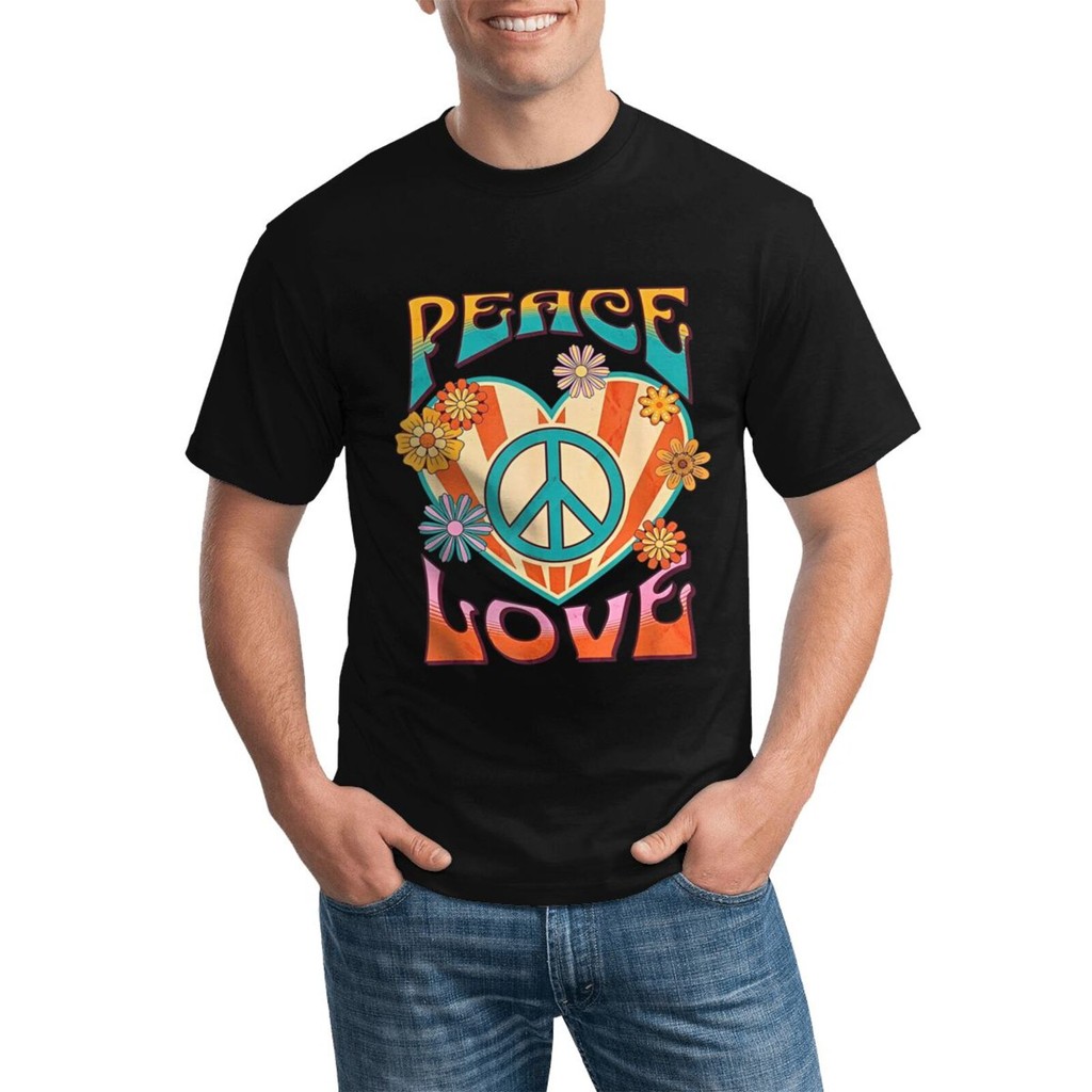 Retro Peace Love Peace Sign 60S 70S