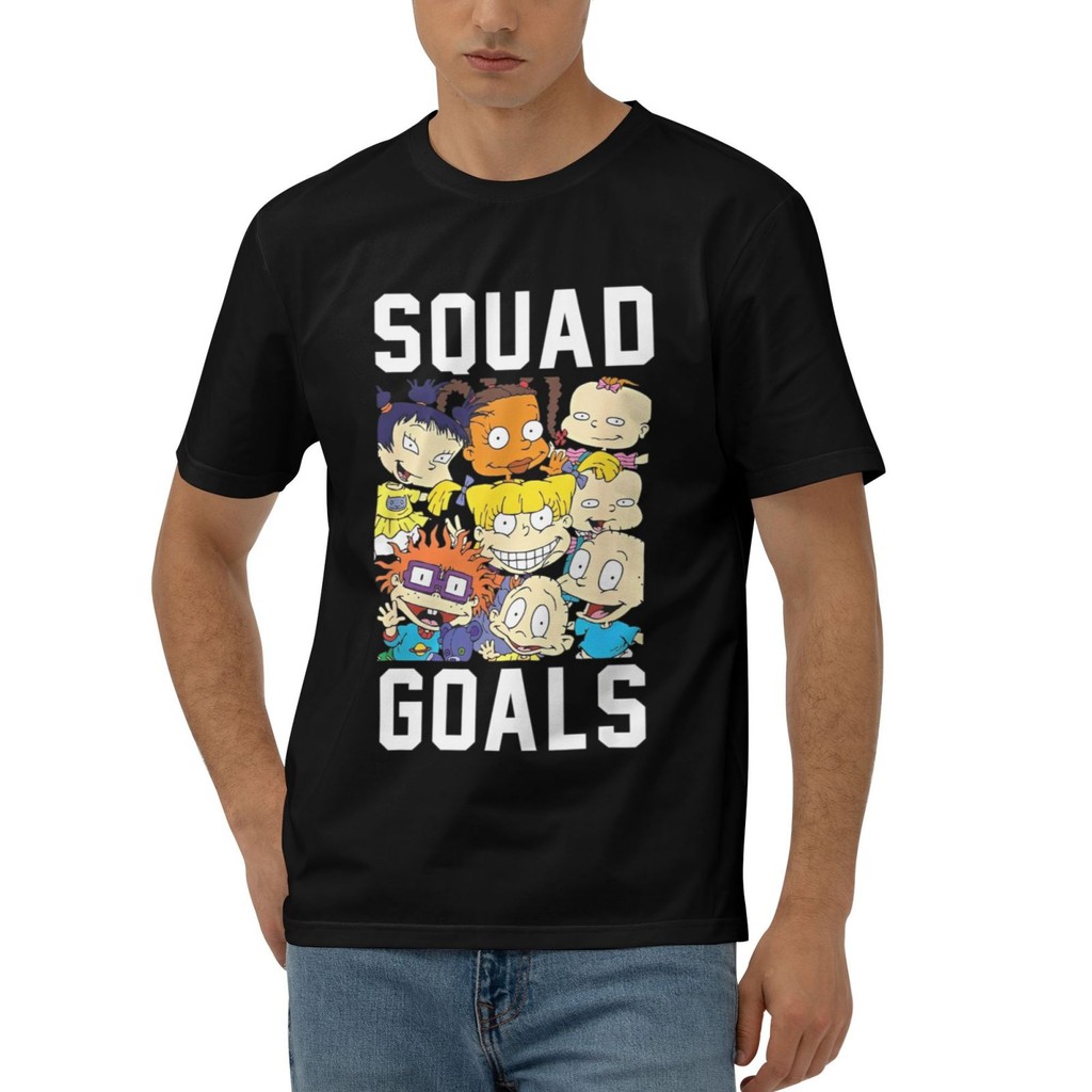เสื้อยืดผ้าฝ้าย Rugrats Goals Squad Goals