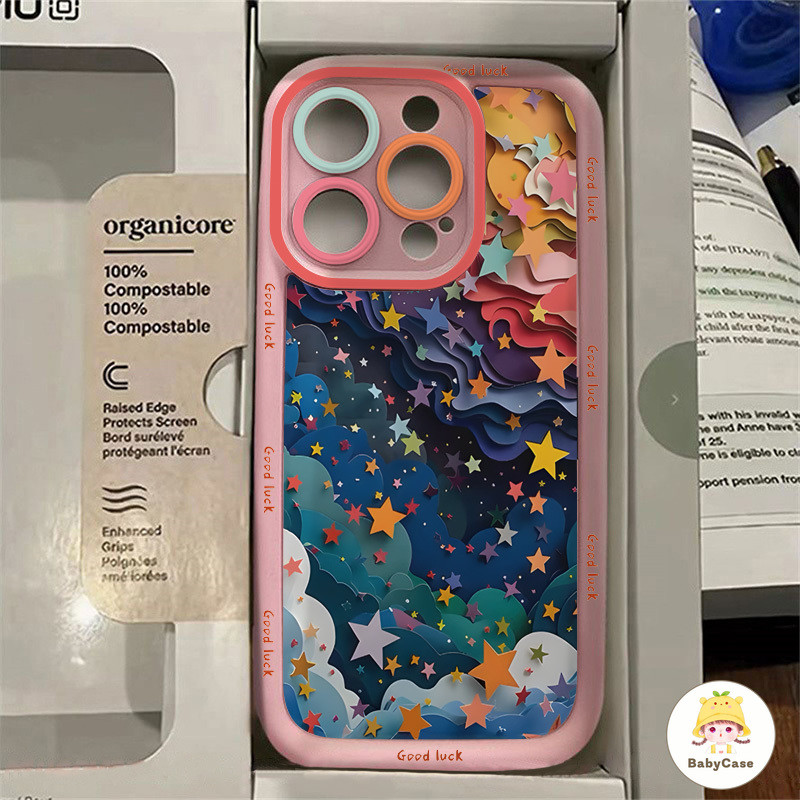 เคสไอโฟน13 16 สำหรับ iPhone 13 11 15 16 12 14 Pro Max XR 7 16 8 15 14 6 6S Plus X XS Max ปกอ่อนเต็มหน้าจอที่มีสีสันสดใส