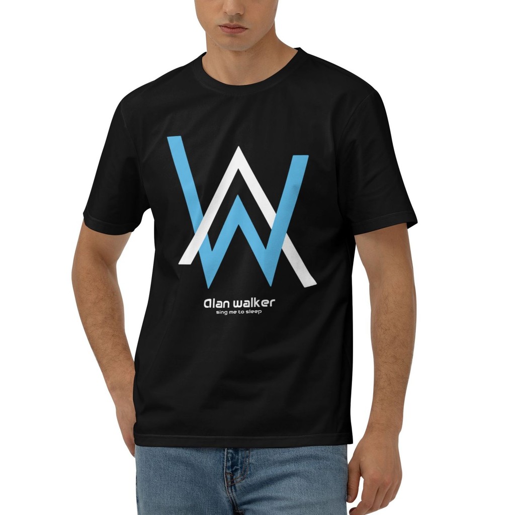 Alan Walker Cotton T-Shirt เสื้อผ้าผู้ชายใหม่ที่โดดเด่น