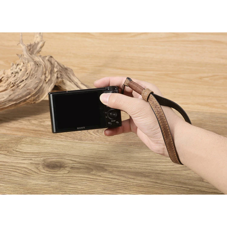 Original Genuine Leather Digital Camera Wrist Hand Strap Grip Strap Fashion DSLR Wrist Lanyard For S