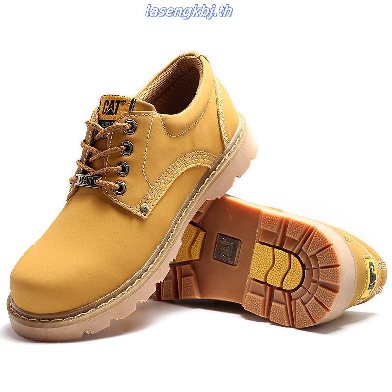 [ของแท้] Caterpillar 1904 รองเท้าบูทมาร์ติน ข้อสั้น แบบหนัง กันน้ํา กันลื่น สําหรับผู้ชาย และผู้หญิง 5N5T