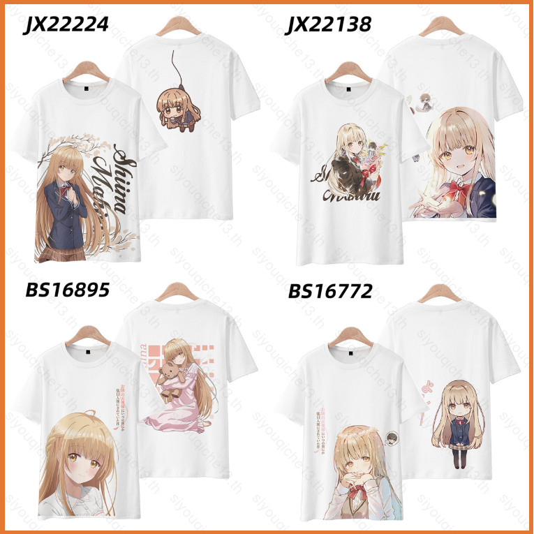 Siy7 Angel Next ประตู Spoils Me Rotten Tshirt แขนสั้นอะนิเมะคอสเพลย์ Mahiru Shiina Tee Harajuku เสื้
