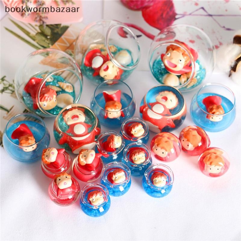 [bookwormbazaar] Anime Goldfish Princess Ponyo Micro Landscape Jewelry Mini Luminous Goldfish Ji Gla