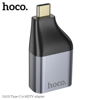 HOCO UA33 ตัวแปลงสัญญาณ Type-C to HDMI เชื่อมต่อภาพและเสียงขึ้นจอ 4K HDTV รองรับ มือถือ แท็บเล็ต โน้ตบุ้ค hc5