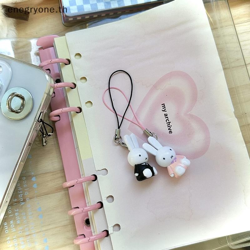 Eoth น่ารัก Miffy Bunny โทรศัพท์ Lanyard การ์ตูนกระต่ายโทรศัพท์มือถือโซ่โทรศัพท์มือถือ Ch พวงกุญแจกล้องจี้สําหรับสาวของขวัญ