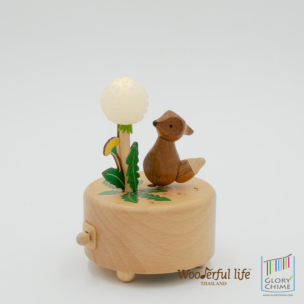 Wooderful Life กล่องดนตรี โคมไฟ สุนัขจิ้งจอก เพลง Cielito Lindo