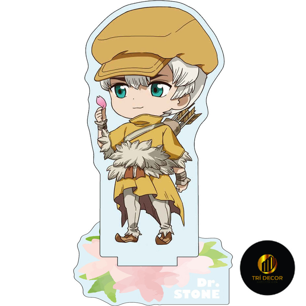 พวงกุญแจ, Standee Model ตัวละครอนิเมะ Dr.Stone Hyoga Ishigami Ukyo Saionji Ginro Study and Work Desk