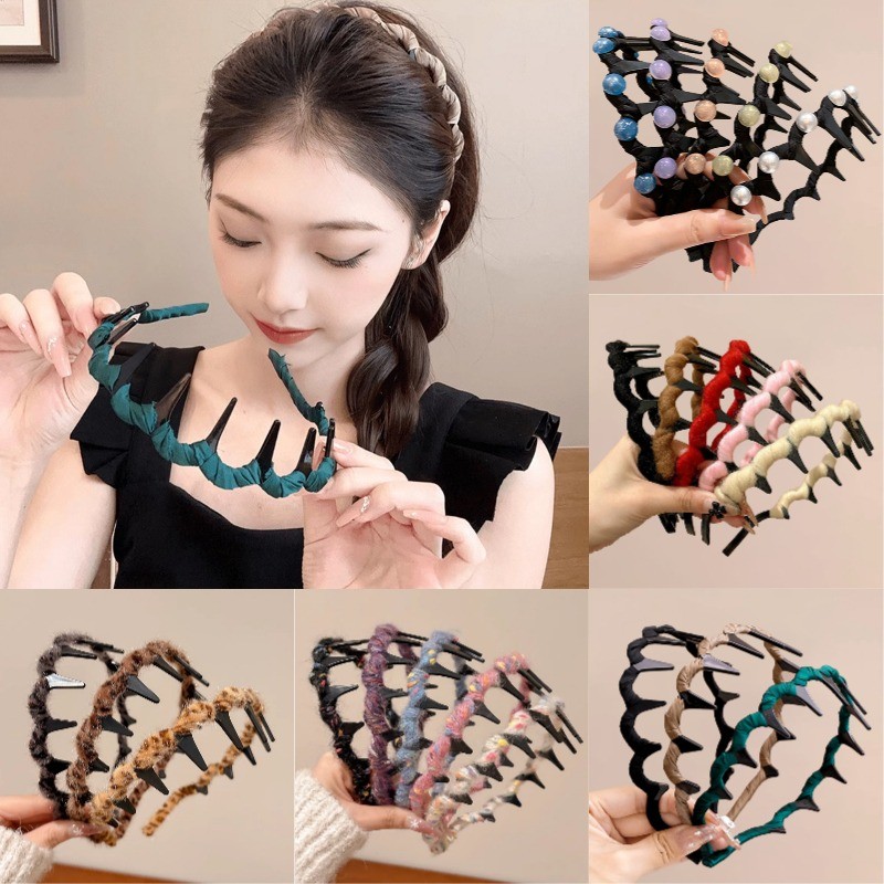 หลายสไตล์แฟชั่นเกาหลีใหม่ที่สวยงามฟันล้างหน้าที่คาดผมเครื่องประดับผม
