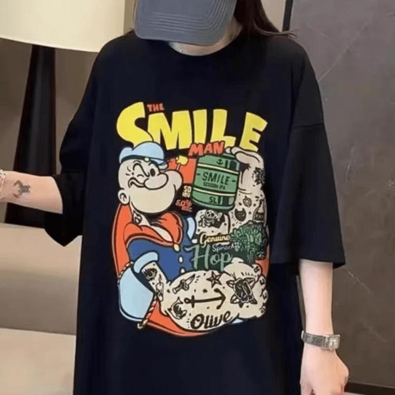 เสื้อยืดผู้ชาย แบรนด์อินเทรนด์ ทันสมัย เหมาะสำหรับฤดูร้อน แขนสั้นและครึ่งแขน สไตล์ลำลองและหล่อ เสื้ออาวุโสและเยาวชน