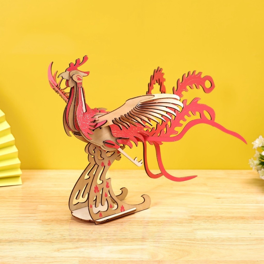 Laser Phoenix Model 3D Puzzle Toy