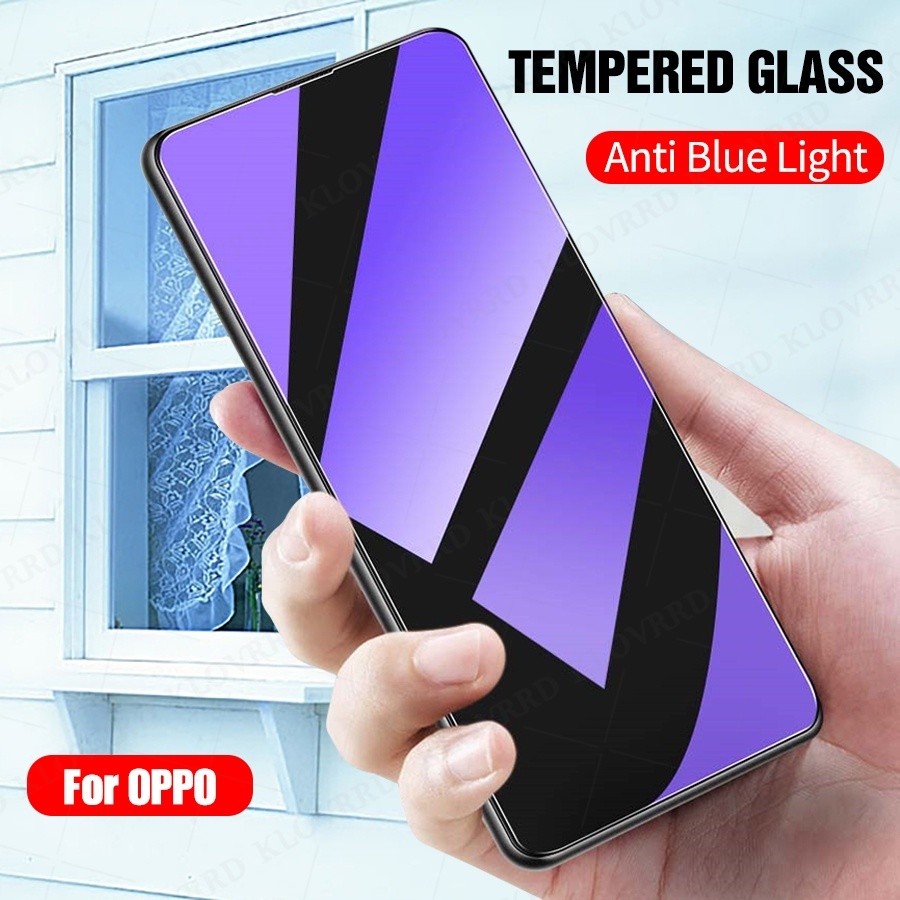 ฟิล์มกระจกถนอมสายตา ANTI BLUE Glass สำหรับ OPPO Reno 12 Pro 5G 12 F A18 A38 A58 A98 A79 A5s A3s F7 F9 F11 A5 A9 A33 A53 A31 A7 A12 A12E A83 A52 A72 A78 A79 A92 A15 A15s A16 A17 A17K A54 A74 A32 A53s Reno 12 11  11 F 8 8T 7 6 5 5F 4 3 2