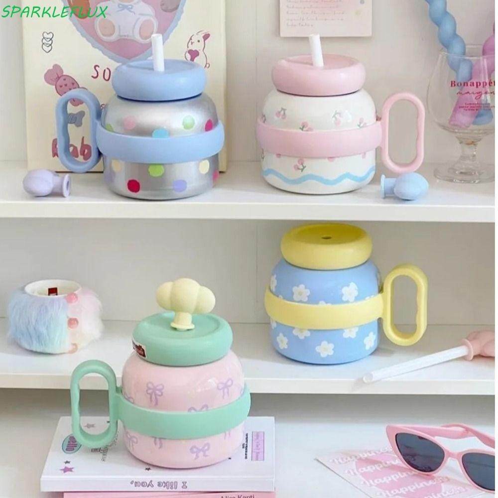 ประกายไฟ อิน ถ้วยฉนวน, หวานด้วยฟางการ์ตูนถ้วยร้อน, ของขวัญสแตนเลส น่ารัก แฟชั่นน่ารักถ้วยน้ํา กาแฟ