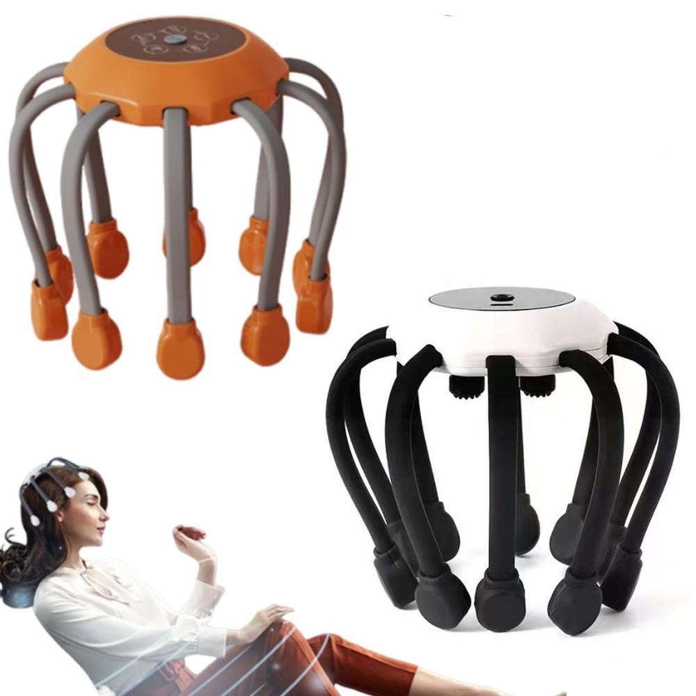 TPWGF65 ไฟฟ้าหัวนวด, Therapeutic Scratch Pad Octopus Claw แปด Claw นวด, แฮนด์ฟรีบําบัด USB ชาร์จ Multi-Point นวดสําหรับผ่อนคลายความเครียดไมเกรน ราคา ถูกที่สุด ดีลบีเคเค แกลเลอรีภาพที่ 5
