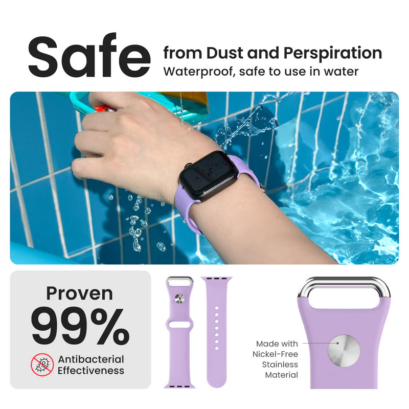 IFACE Color On Band สายนาฬิกาเกรดพรีเมี่ยมจากเกาหลี สายสำหรับ Watch 1-10/ Se1/Se2/Ultra1/2 ขนาด 38-49 mm. - รูปที่ 3