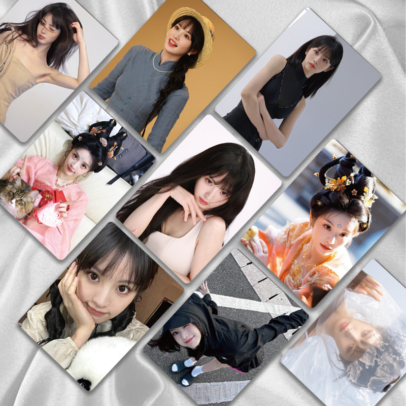 50-55pcs ละครจีน Actor นักร้อง Liu Haocun Tian Xiwei โฮโลแกรมการ์ด Lomo Yang Mi Song Yuqi Holographi