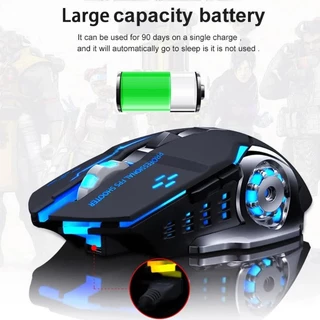 อุปกรณ์เสริมคอมพิวเตอร์ แท็บเล็ต เมาส์เกมมิ่งไร้สาย บลูทูธ&2.4G แผ่นรองเม้าส์ 80x30x3 ซม.กระเป๋าใส่ไอแพด 11/14/15.6 นิ้ว