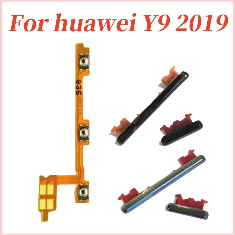 สําหรับ Huawei Y9 2019 เปิดปุ่มเปิด Flex และ Out ด้านข้าง Volume Up Down ปุ่ม Flex Ribbon