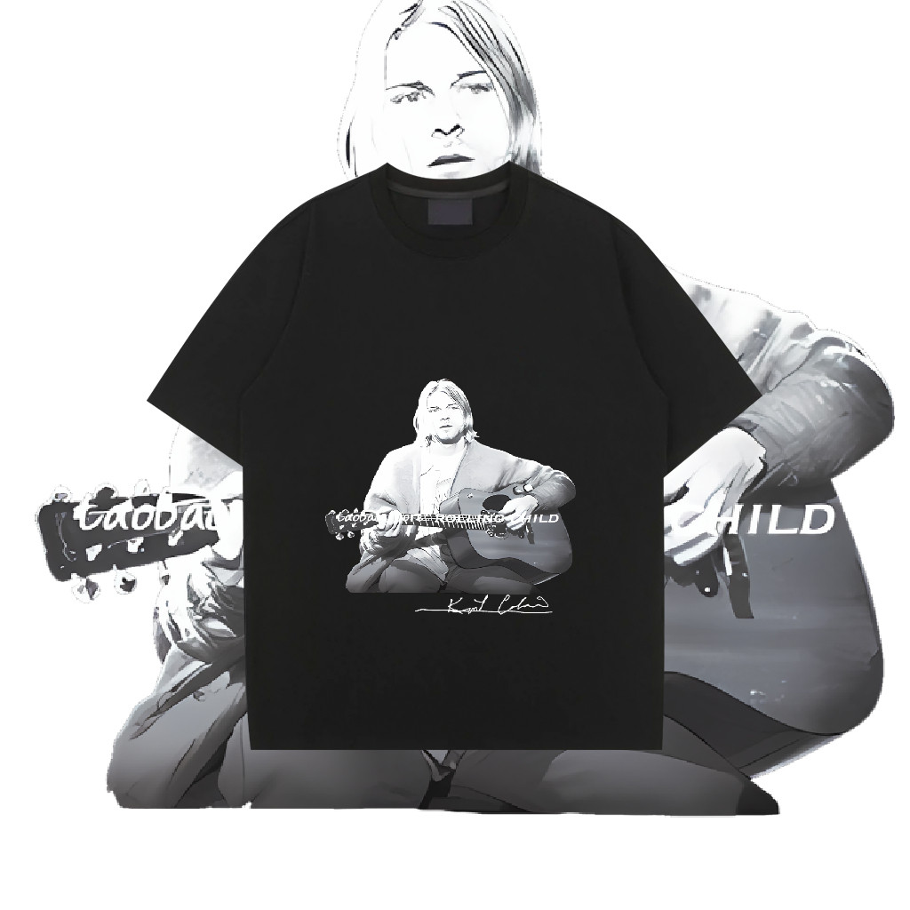 เสื้อยืดวง Nirvana ลายเท่ ระบายอากาศได้ดี ไซซ์ตั้งแต่ S ถึง XXXL - รูปที่ 5