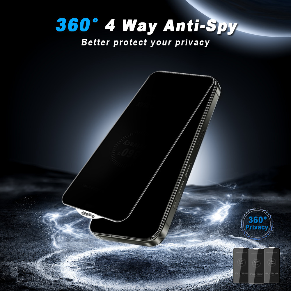 ฟิล์มกระจก กันมอง 360องศา kingkong สำหรับiPhone 17promax 16pro 14promax 15plus 13pro 12promax 12 xr 11 xmax IPXS XR 13 - รูปที่ 6