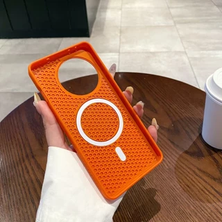 เคสแม่เหล็กตาข่ายกระจายความร้อนสําหรับ Vivo iqoo neo 10/13/12/10/Z9/X100/X200/X100pro/X200pro mini เคสโทรศัพท์ระบายความร้อนแม่เหล็ก - Slim & Stylish