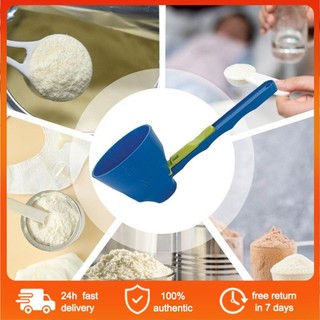 Multi-purpose Long Handled Plastic Measuring Scoop Coffee Scoop Milk & Protein Powder Funnel Spoon