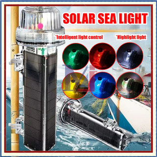 [COD] Lampu Torpedo Tenaga Surya Laut Lampu Peringatan Malam Tahan Air  Lampu Sinyal LED Tahan Air Lampu Kapal Memancing Tanda Peringatan Kapal Nelayan Jaring