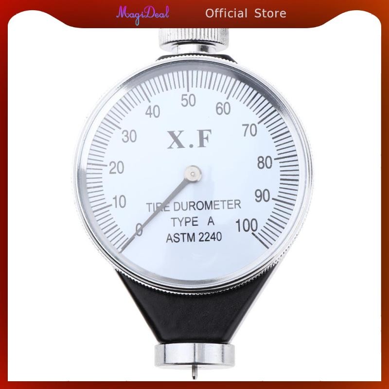 MagiDeal Shore A Hardness Tester Durometer Dial Single Pointer Hardness Meter 0-100°