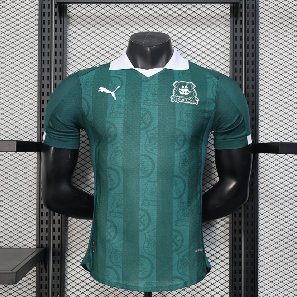 เสื้อทีมฟุตบอล Plymouth Argyle FC รุ่นผู้เล่น สำหรับทีมเหย้า สีขาว ปี 2025-2026 - คุณภาพสูงพร้อมการป