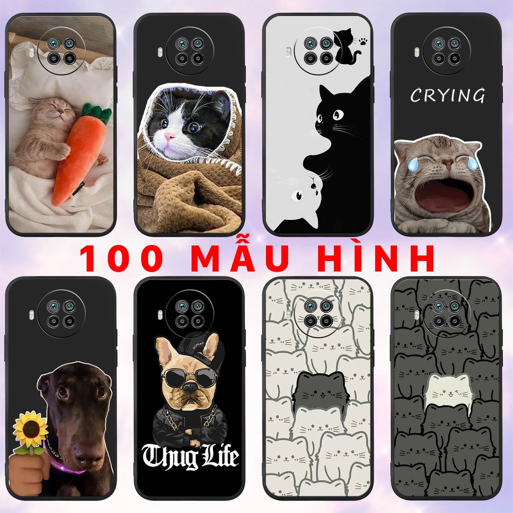 เคสสําหรับ xiaomi Mi 10T Lite - Mi 10i - Redmi Note 9 Pro 5G - แมวน่ารักและสุนัขพิมพ์แมวสุนัข thug l